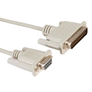 ROLINE Modemkabel, DB9 F – DB25 M, 3,0 m parallellkabel
