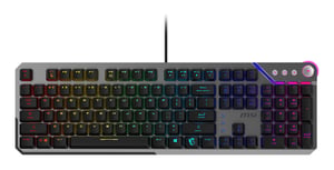 MSI STRIKE 600 klawiatura Gaming USB QWERTY Angielski Czarny