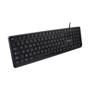 V7 KU350FR Universal USB AZERTY French Keyboard, Black