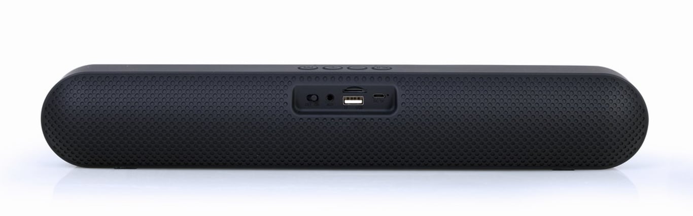 Gembird SPKBT-BAR400L moduł głośników Czarny 2.0 kan. 10 W