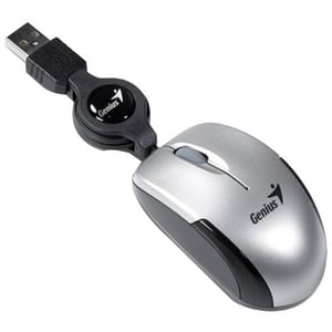 Genius Computer Technology Micro Traveler V2 Travel Mouse, USB Type-A, Optical, 1000 DPI