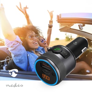 Nedis CATR3024BK nadajnik FM Czarny