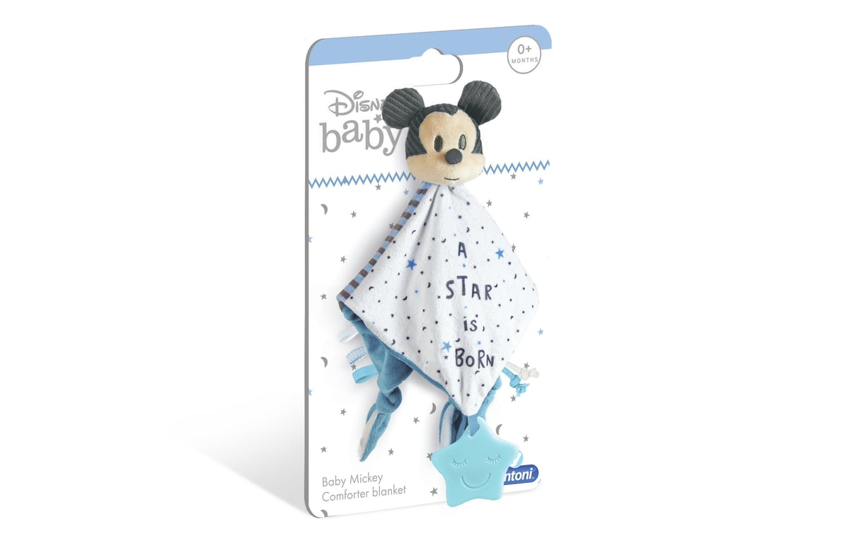 Clementoni Soft Baby Mickey kocyk dla niemowląt Wielobarwny Chłopak, dziewczyna