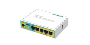 Mikrotik hEX PoE Lite Fast-Ethernet-Router, weiß