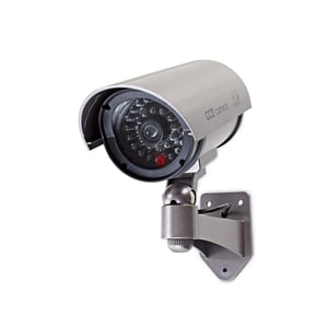 Nedis DUMCB40GY Dummy Security Camera, Gray, Tube-Style