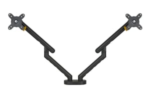 BakkerElkhuizen BE Flexible Dual 88,9 cm (35") skrivbord, svart