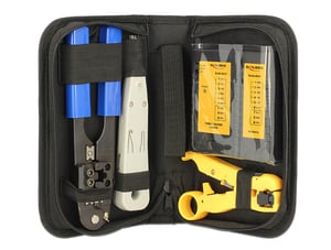 DeLOCK 86105 Cable Preparation Tool Kit Black, White
