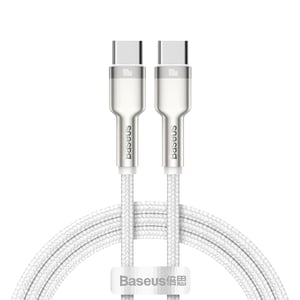Baseus CATJK-C02 Handy-Kabel, weiß 1 m USB C