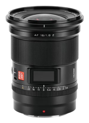 VILTROX AF 16/1.8 Z obiektyw do aparatu Czarny