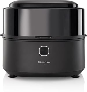 Hisense HAF1350DR Pojedyńczy 6,7 l Autonomiczny 1350 W Frytkownica na gorące powietrze Czarny