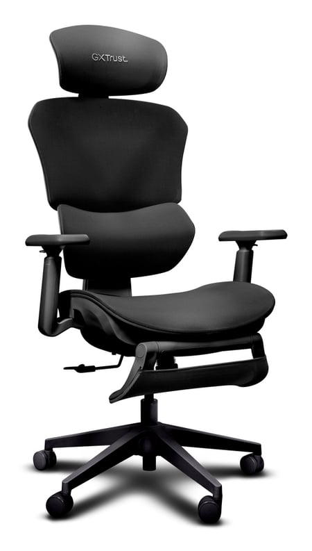 Trust GXT 725 Rivara Fotel dla gracza Obite siedzisko Czarny