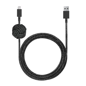 Native Union NCABLE-KV-L-CS-BLK kabel Lightning 3 m Czarny