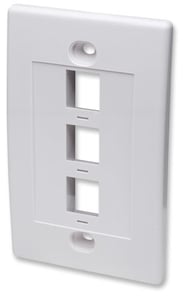 Intellinet 163309 Outlet and Switch Frame, White