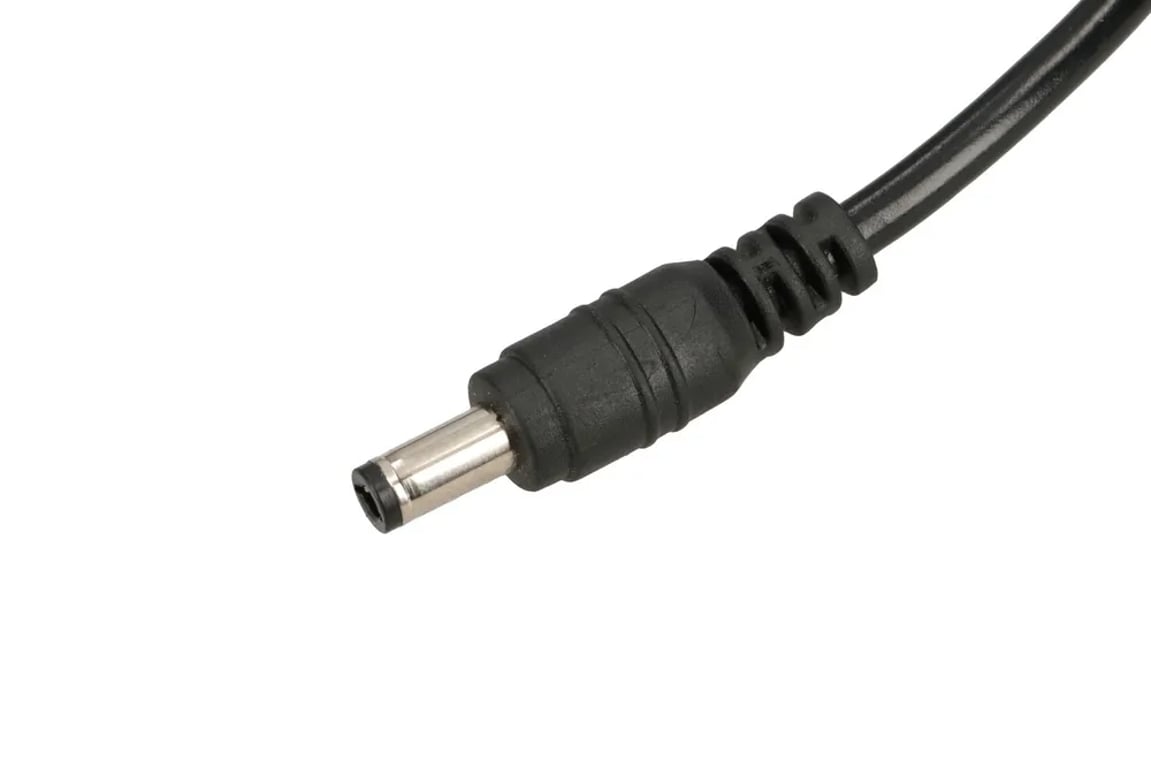 Extralink Kabel zasilający prosty DC JACK 5.5/2.1mm 1m