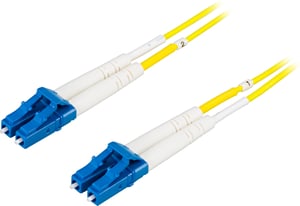 Deltaco LCLC-2S InfiniBand/Fiber Optic Cable, 2 m, 2x LC, Yellow