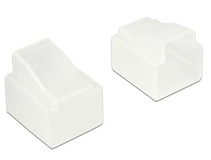 DeLOCK 64017 RJ-11-Steckdosenadapter, transparent, 10 Stück.