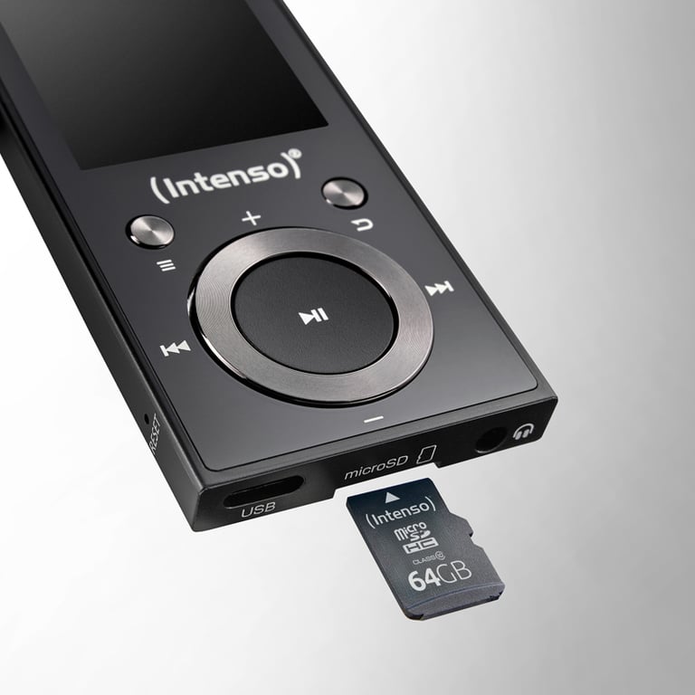 Intenso 3717490 odtwarzacz MP3/MP4 Odtwarzacz MP4 64 GB Czarny