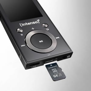 Intenso 3717490 odtwarzacz MP3/MP4 Odtwarzacz MP4 64 GB Czarny