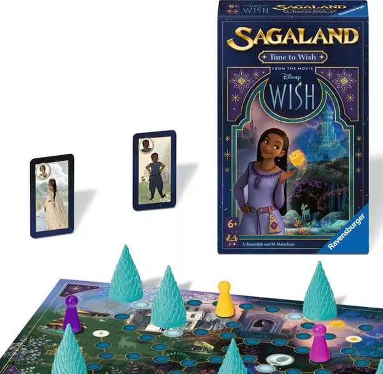 Ravensburger 22649 gra planszowa Disney Wish Sagaland