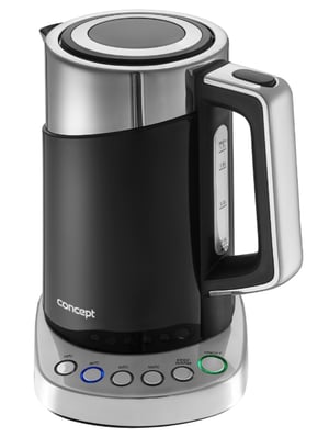 Concept RK3171 czajnik elektryczny 1,7 l 2200 W Schwarz, Metallic