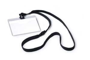 Durable 813901 ID badge and ID badge holder, fabric, 10 pcs.