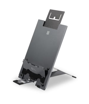 BakkerElkhuizen Ergo-Q Hybrid Pro Laptop Stand, Black, Dark Gray, 40.6 cm (16")