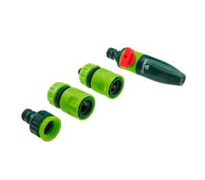 Verto 15G711 pistolet/dysza wodna Dysza natryskowa do wody Plastik Zielony