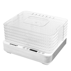 PRIME3 SFD51 Lebensmittel-Entwässerungsgerät, transparent, weiß, 420 W