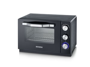 Severin TO 2070 Brödrost 20 l 1380 W Svart, Rostfritt stål