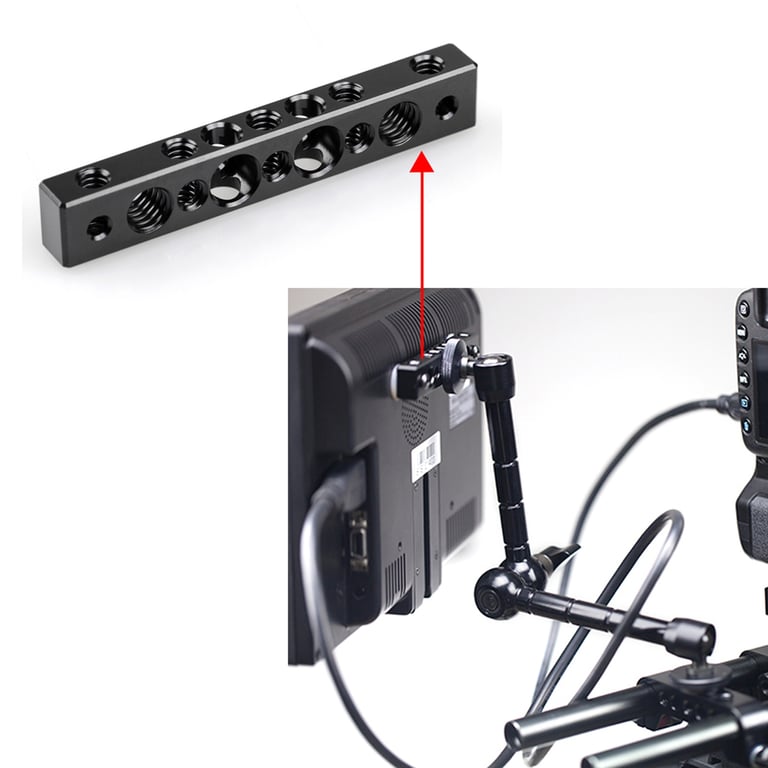 SmallRig 1091 zestaw montażowy Czarny Aluminium