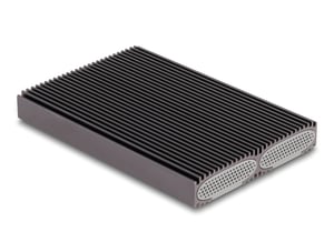 DeLOCK Zewnętrzna obudowa USB Type-C Dual Combo na 2 x dyski SSD M.2 NVMe PCIe lub SATA - Beznarzędziowa
