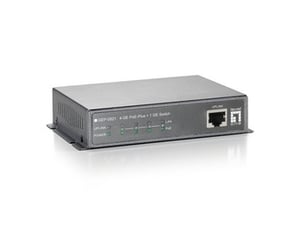 LevelOne GEP-0521 przełącznik sieciowy Nie zarządzany Gigabit Ethernet (10/100/1000) Obsługa PoE Szary