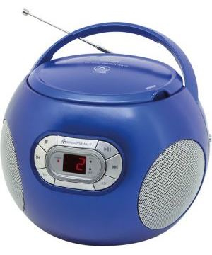 Soundmaster SCD2120 Blå bärbar CD-spelare