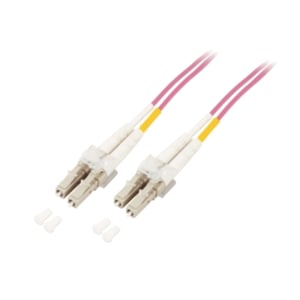 M-Cab 7003402 InfiniBand/Fiber Optic Cable, 2 m, LC, Purple