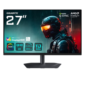 GIGABYTE MO27Q2A monitor komputerowy 68,6 cm (27") 2560 x 1440 px Quad HD QD-OLED Czarny