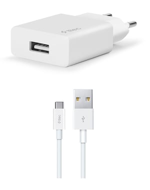 Ttec SmartCharger Uniwersalne Biały Prąd przemienny Szybkie ładowanie Wewnętrzna