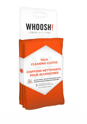 WHOOSH! Tech Cleaning Cloths Telefon komórkowy/Smartfon Chusteczki do czyszczenia