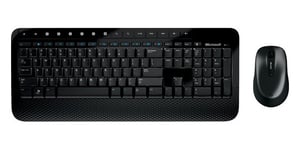 Microsoft Wireless Desktop 2000 klawiatura Dołączona myszka RF Wireless Skandynawia Czarny