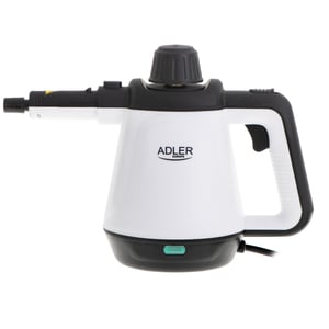 Adler AD 7038 ångdammsugare Bärbar ångtvätt 0,45 l 2000 W Svart, Vit