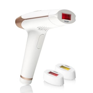 Eta ETA834790000 hårborttagningsapparat Intensivt pulserande ljus (IPL) Guld, Vit