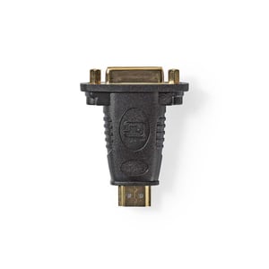 Nedis CVGP34910BK przejściówka do kabli HDMI DVI-D 24+1-Pin Czarny