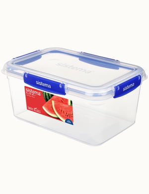 Sistema 881830 matförvaringsbehållare, rektangulär, 3,35 l, genomskinlig, 1 st.