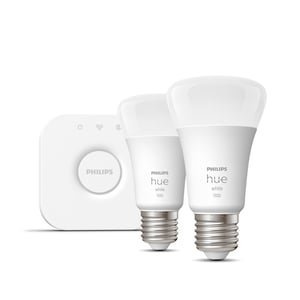 Philips Hue Zestaw startowy: 2 inteligentne żarówki E27 (1100)