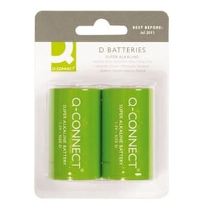 Q-CONNECT 2 x D Jednorazowa bateria Alkaliczny