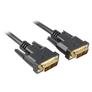 Sharkoon 5 m DVI-D till DVI-D (18+1) DVI-kabel, svart