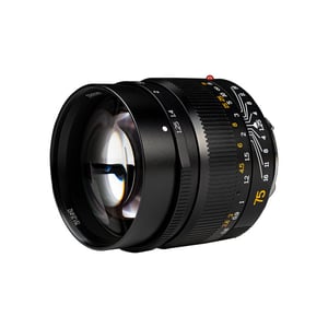 7Artisans 75 mm F1,25 Mirrorless-Objektiv für Vollformatkameras, schwarz