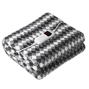 Camry Premium CR 7442 elektrisk filt 120 W Grå, Vit fleece