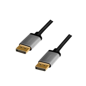 LogiLink CDA0103 DisplayPort Cable, 5 m, Black, Gray
