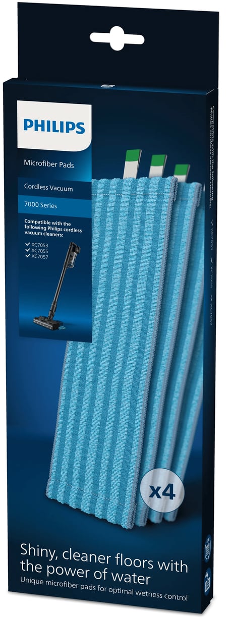 Philips Cordless Vacuum 7000 XV1670/02 Wkładki z mikrofibry