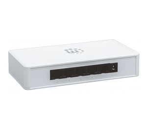 Manhattan 560696 Unmanaged L2 Gigabit Ethernet (10/100/1000) Network Switch, White
